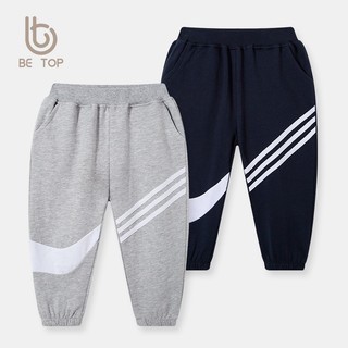 Quần Thể Thao Thu Đông Bo Gấu Be Top Chất Thun Mềm Mại Co Dãn Thoải Mái Cho Bé Trai 2-8 Tuổi MD2049 - Topzkids