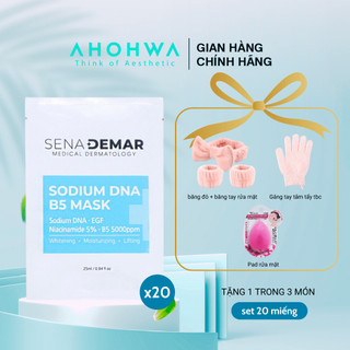  Mặt Nạ Hàn Quốc Sena Derma Sodium DNA B5 Cấp Ẩm, Phục Hồi, Dưỡng Trắng Da