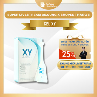 Bác Sĩ Cung XY Aquagel - Gel Bôi Trơn, Dưỡng Ẩm, Tăng Khả Năng Thụ Thai, Giảm Khô Hạn (6 Tuýpx5ml)