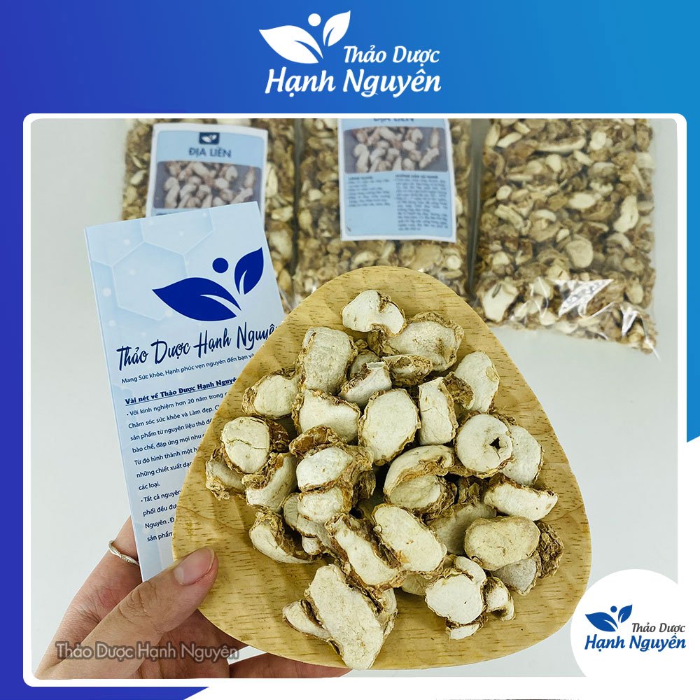 Địa liền 100g, tam nại khô, thái lát, trắng, thơm - Thảo Dược Hạnh Nguyên