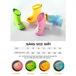 Ủng đi mưa cao cấp cho bé UNTE02