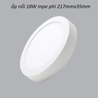 Đèn LED ốp trần nổi 18W MPE (sáng trắng&vàng)