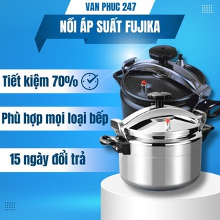 Nồi áp suất Fujika công nghệ giữ áp thế hệ mới, chất liệu hợp kim nhôm sử dụng cho mọi loại bếp