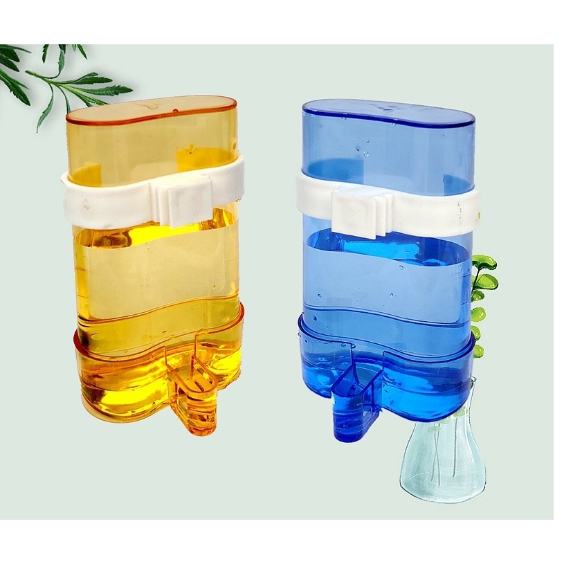 Cóng Nước Uống Tự Động Size Lớn Gắn Lồng Cho Chim Chào Mào Vẹt Yến Phụng