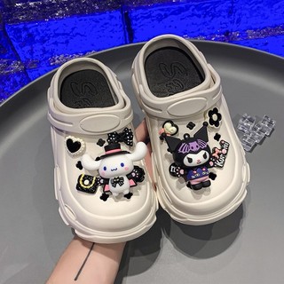 Sục Kuromi gắn charm siêu xinh cho bé gái 4 màu êm, mềm, nhẹ