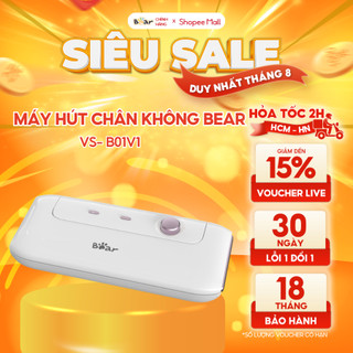 Máy hút chân không thực phẩm bear hàn miêng túi áp suất mạnh - vs-b01v1