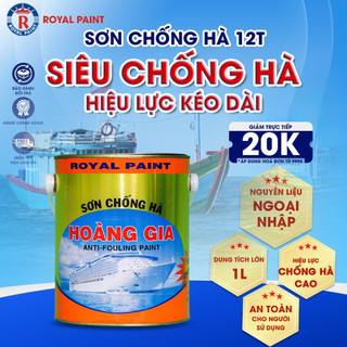Sơn chống hà 12t hoàng gia các màu, loại 1 lít & 3 lít