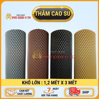Thảm lót sàn ô tô cao su khổ lớn 1200cm x 3000cm lót sàn xe và lót cốp xe cao cấp