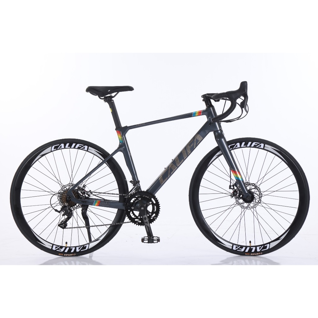 Xe đạp đua CALIFA CR450 khung nhôm không mối hàn dây ầm sườn tay đề lắc