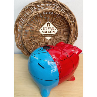 Heo đất tiết kiệm Người Nhện size L ( 24x15x17 )