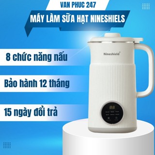 Máy làm sữa hạt Nineshield công suất 600W xay nấu đa năng, ninh đồ ăn dặm cho bé - Bảo hành 12 tháng
