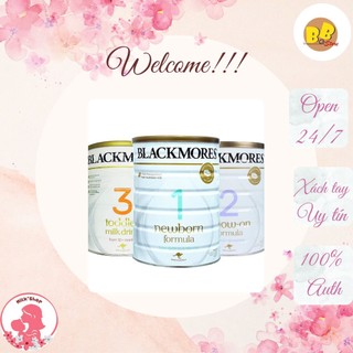 SỮA BLACKMORES SỐ 1, 2 và 3 mẫu mới - 900g - Đủ bill