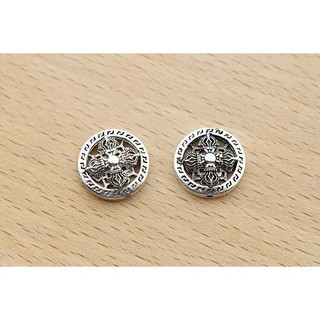 Charm bánh xe pháp luân bạc S925-Minh Tâm Jewelry