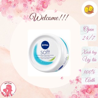 Kem dưỡng ẩm toàn thân Nivea soft 200ml