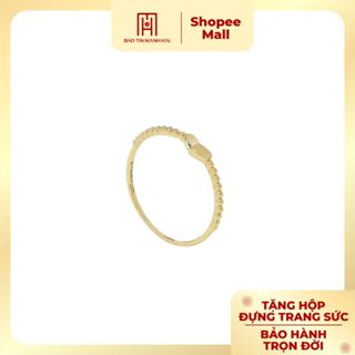 Nhẫn vàng 10K phong cách Minimalism hình trái tim nhỏ xinh PYN1V10KD0-503002 Bảo Tín Mạnh Hải