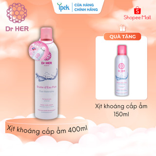 [Tặng 1 xịt khoáng 150ml] Xịt khoáng cấp ẩm Dr HER Paris_400ML