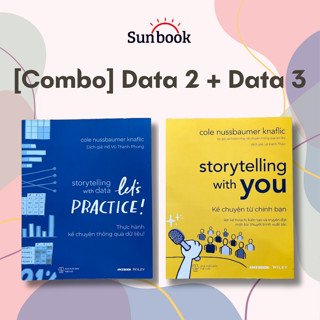 [COMBO Data 2 + 3] Sách Storytelling With Data: Let's Practice! & Storytelling With You