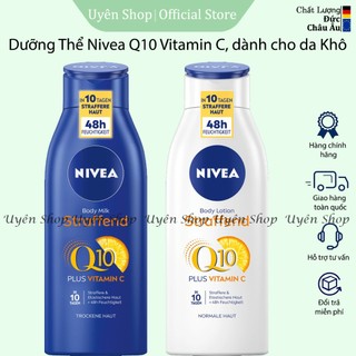 Sữa Dưỡng Thể Nivea Q10 HÀNG ĐỨC tạm biệt Da Khô, Dưỡng Ẩm Chống Lão Hóa Da, Săn Chắc 400ml