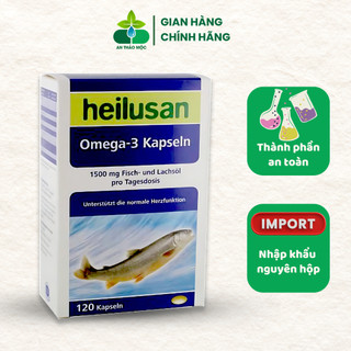 Heilusan Omega 3 Kapseln Bổ Sung DHA,EPA Giúp Phát Triển Não Bộ,Tốt Cho Mắt,Tim Mạch