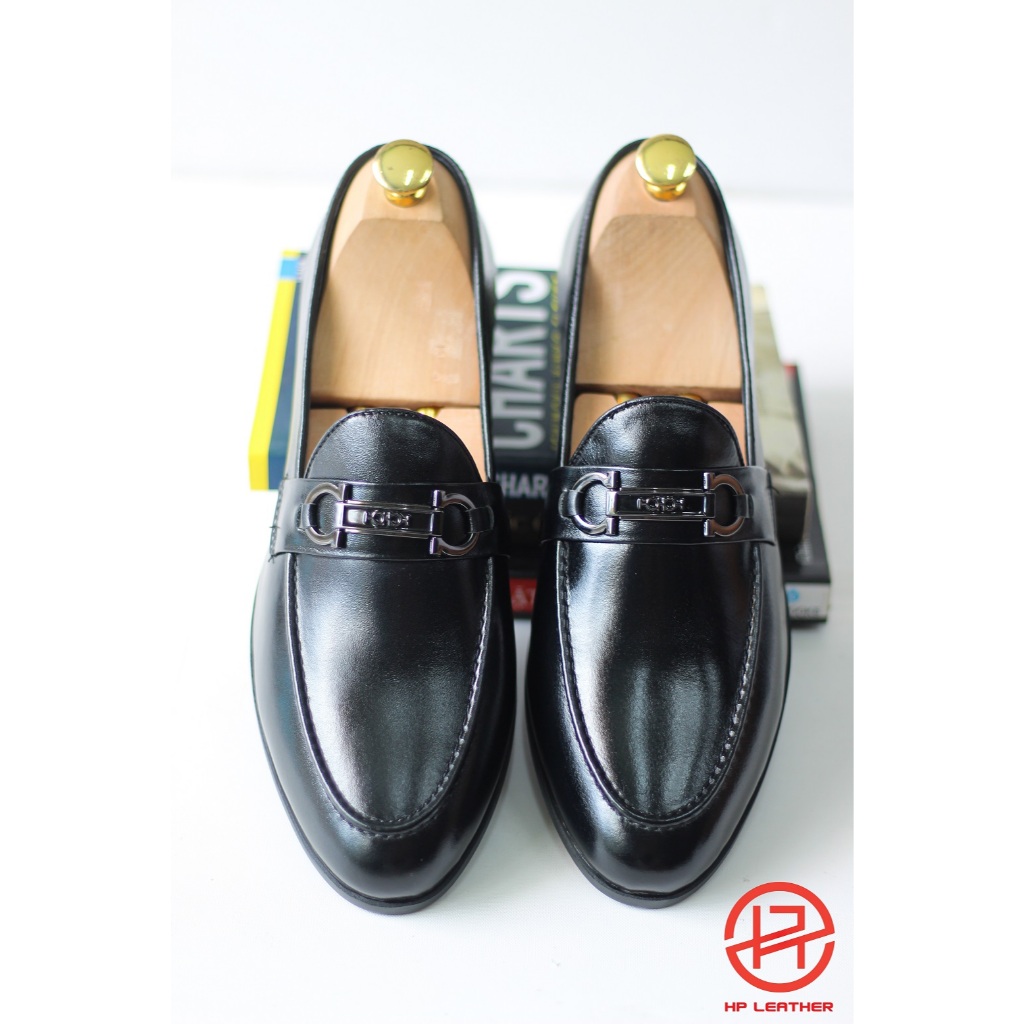 Giày Tây Nam Công Sở Da Bò Horsebit Onega Loafer (GL25)