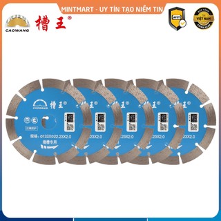 Bộ 5 lưỡi cắt Caowang 133 mm dùng cho máy cắt rãnh tường có độ bền và hiệu quả sử dụng cao