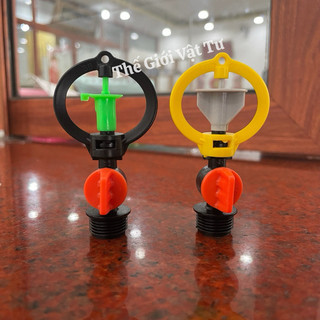 Béc tưới nhỏ có van khoá điều chỉnh lưu lượng và bán kính tưới