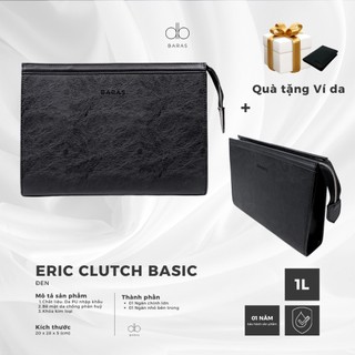 Ví cầm tay da nam - eric clutch - baras vietnam - ví cầm tay thời trang