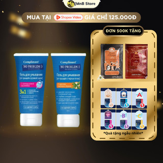 Sữa rửa mặt Compliment No Problem giảm mụn làm sạch dầu thừa hiệu quả 200ml