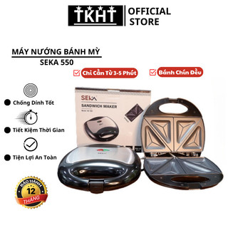 Máy Nướng Bánh Mì Sandwich SEKA Model 550, Máy Kẹp Nướng Bánh Mì Nướng Nhanh Chín Đều, Chống Dính Tốt SP41232137