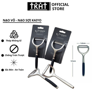 Dao nạo củ quả kaiyo nhật bản , dao nạo sợi , nạo vỏ rau củ quả được làm từ thép không gỉ , an toàn , sắc bén 010177195