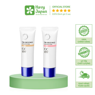  Kem Trang Điểm Transino Tone Up CC Cream Giúp Chống Nắng Nâng Tone Da 30g Nhật Bản 