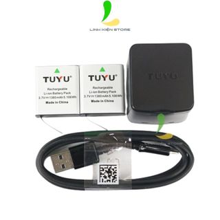 Combo Dock sạc đôi + 2 Pin Tuyu cho Eken / SJ4000 / SJ5000