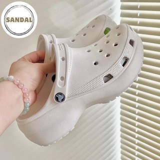 Dép crocs platform đế cao 5cm, đế eva siêu mềm sục cross nữ - có đổi size