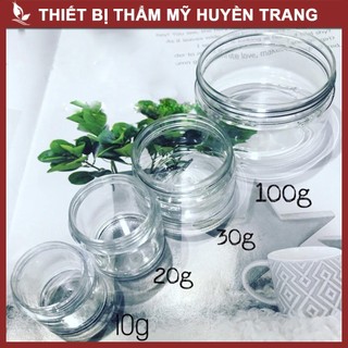 Hủ Chiết Mỹ Phẩm Nhựa Trong Suốt 10g 20g 30g 50g 100g - Thẩm Mỹ Huyền Trang NANOCEE