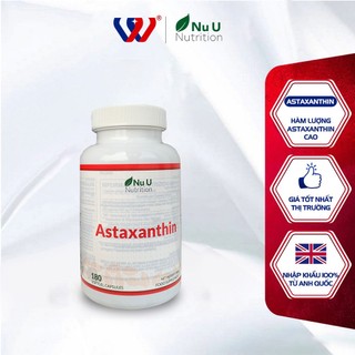 Natural Astaxanthin 12mg Nu U Nutrition nhập khẩu Anh Quốc