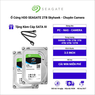 HDD SEAGATE 2TB SKYHAWK CHUYÊN CAMERA CHÍNH HÃNG