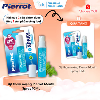 [MUA 2 TẶNG 1] Nước xịt thơm miệng diệt khuẩn Pierrot 10ml