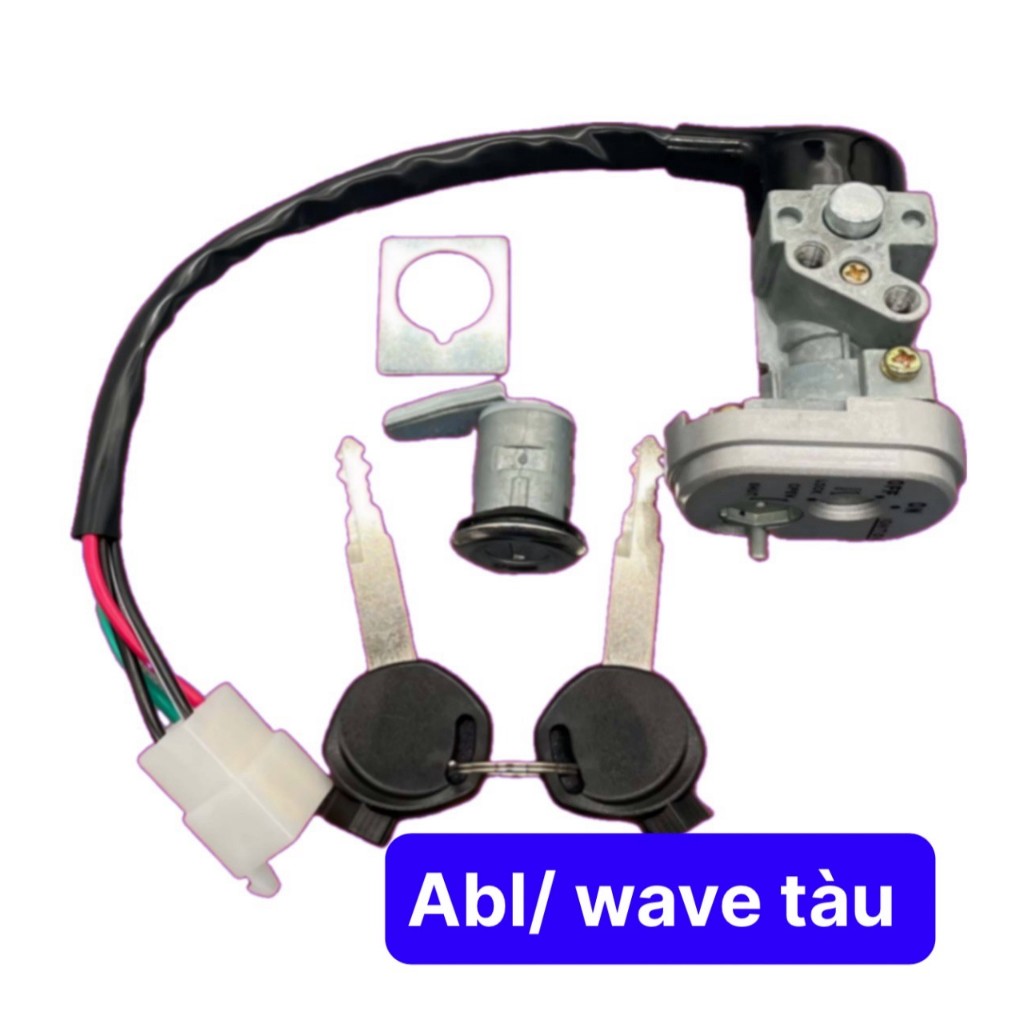 [hàng xịn giá sỉ ] Bộ ổ khóa trước sau xe wave 50CC ( XE TRUNG QUỐC )/ ABL 110/ LEAD 110