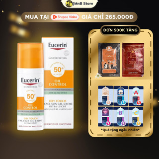 [Mã COSBAUH3 giảm 8% đơn 300K] Kem chống nắng Eucerin Oil Control kiểm soát dầu cho da dầu mụn 50ml