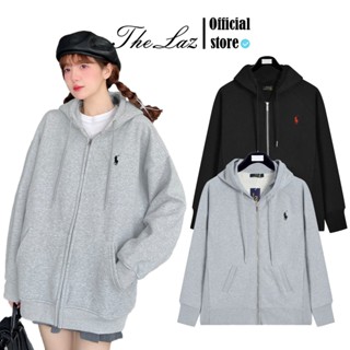 Hoodie Zip Ralp Laurent Dây Kéo Thêu Logo Con Ngựa - Áo Hoodie Nam Nữ, Vải Nỉ Chân Cua Dày Mịn 100%