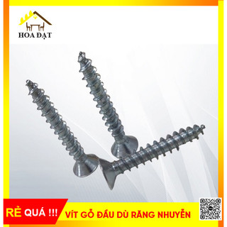 Vít gỗ đầu dù răng nhuyễn m2x20mm màu trắng sc220w - bịch 100 con