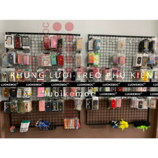 Khung lưới treo phụ kiện - Kích thước 1m x 1.5m (có hình khách feedback)