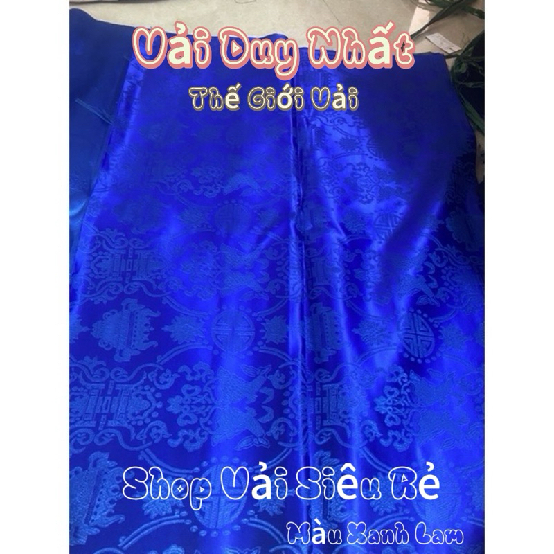 Gấm Cá Sông Ngư 100cm * 90cm (D * R) Vải Gấm Thượng Hải