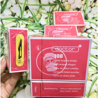 Hộp dao nặn mụn số 11 Doctor 100 lưỡi - loại 1