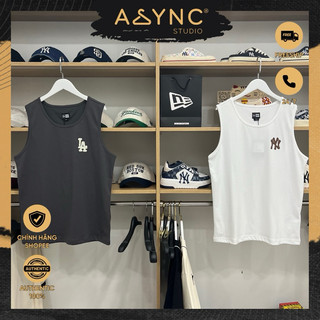 (Auth) Áo Ba Lỗ Tank Top New Era x MLB NY LA Carnival Vest Màu Trắng và Xám | CODE: 14341266 - 14341267 - Async Studio