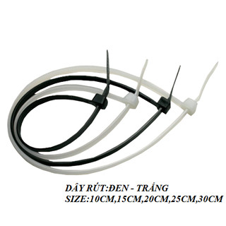 DÂY RÚT NHỰA 10cm,15cm,20cm,25cm,30cm BỊCH 100