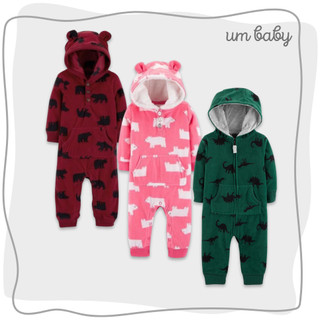 Sleepsuit cho bé trai bé gái sơ sinh 3-24m xuất dư vải nỉ Body sleep không tất sơ sinh Bộ đồ liền thân Bộ đồ ngủ cho bé