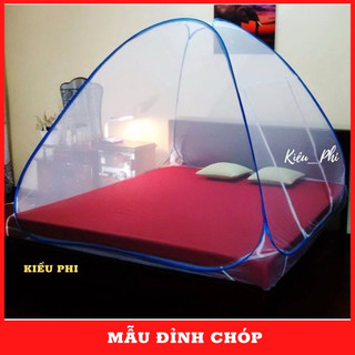 Mùng chụp tự bung 1m2x2m, 1m4x2m, 1m6x2m, 1m8x2m, 2m2x2m - màn chụp tự bung đỉnh chóp người lớn cao cấp