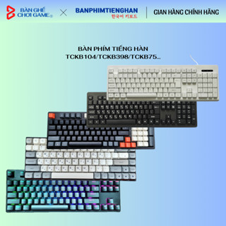 Bàn phím tiếng Hàn Quốc TCKB104 / TCKB 398 / TCKB 384 / TCKB 87