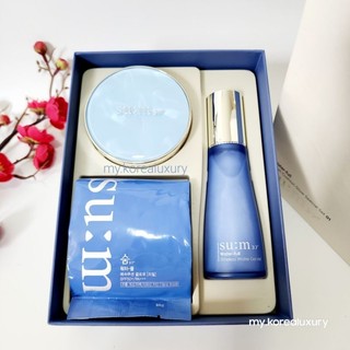 Phấn nước Sum Xanh dành cho da dầu Sum37 Water Full CC Cushion Perfect Finish